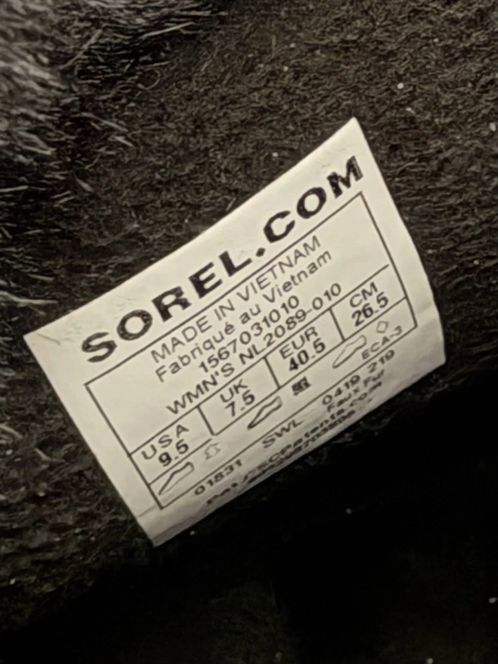 NEW Sorel Tivoli II Boots Black Size 9.5